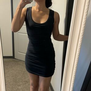 Gray Cabi bodycon mini dress